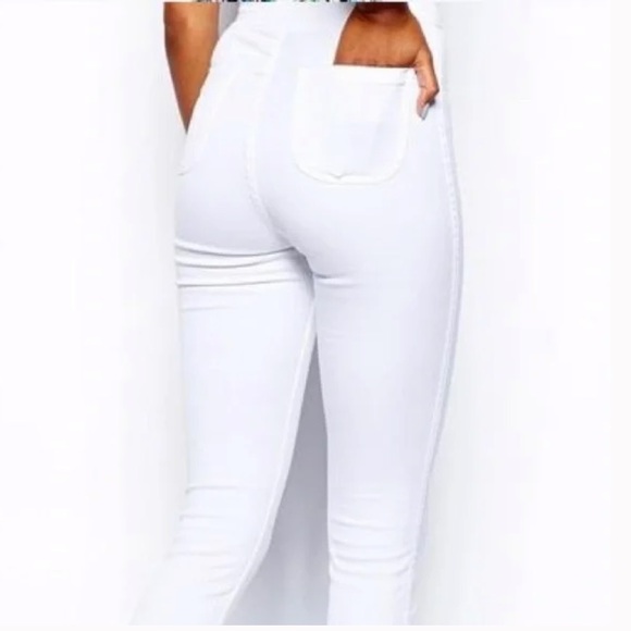 American Apparel size XS white Easy Jean - Picture 2 of 10